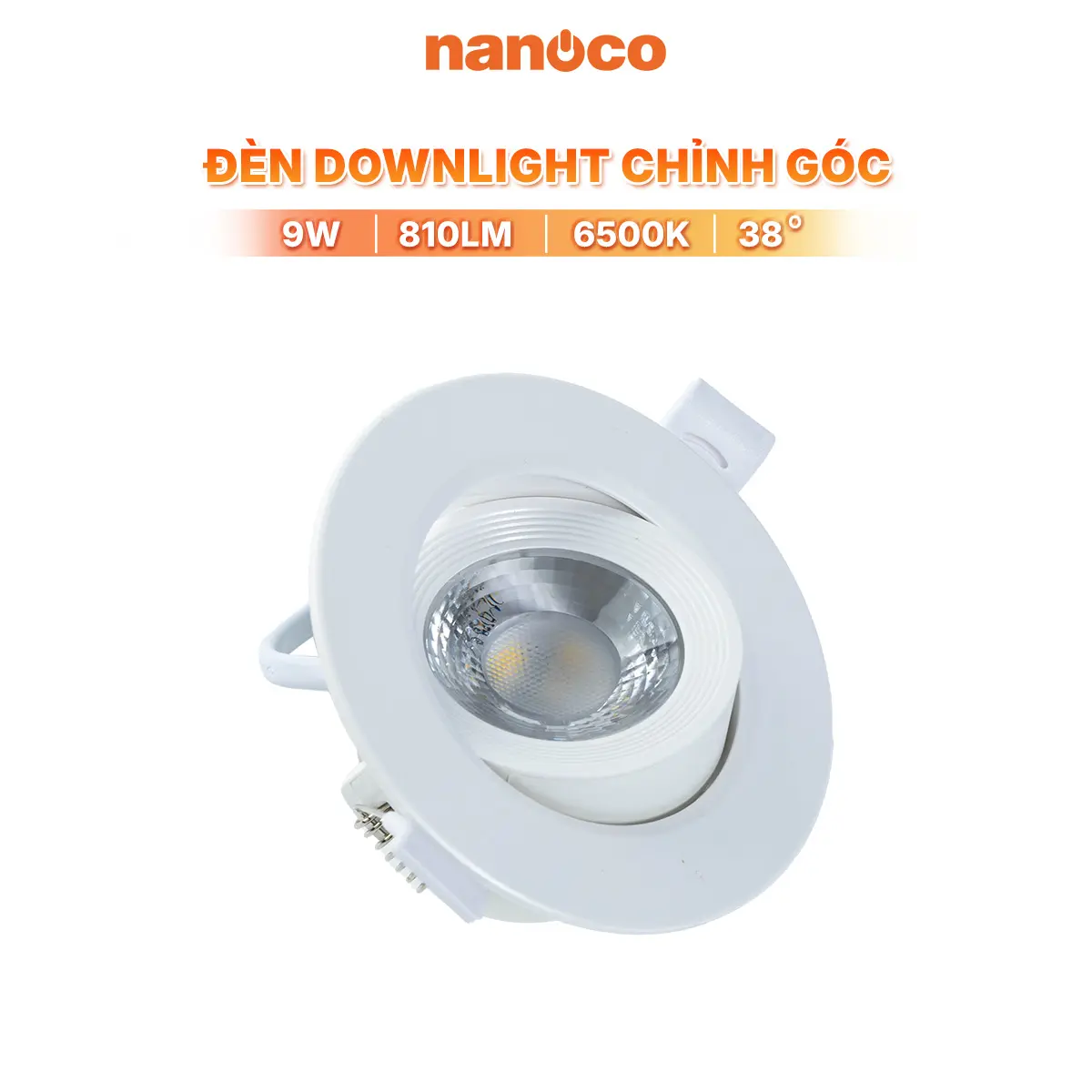 Đèn downlight chỉnh góc Nanoco