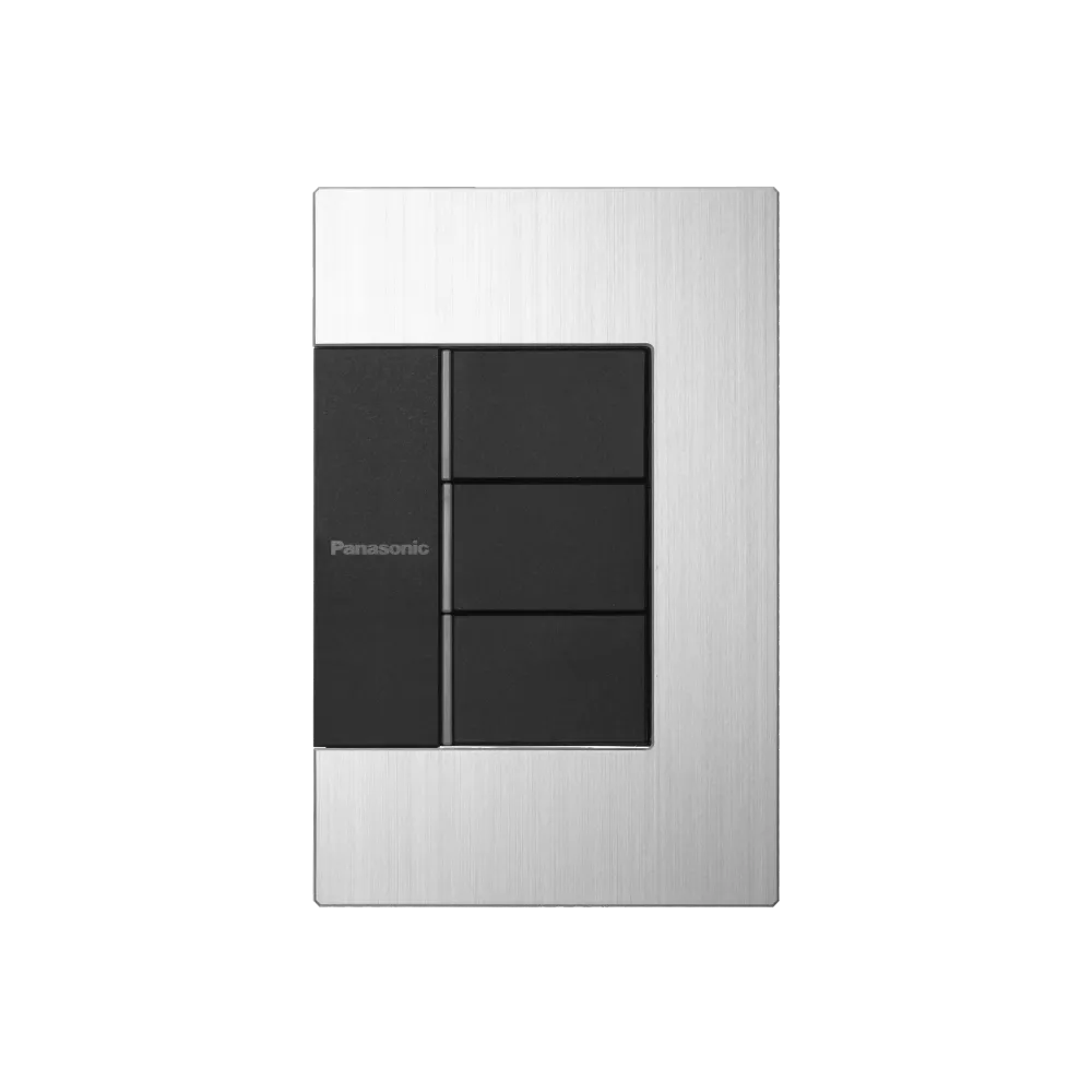 Bộ 3 công tắc 2 chiều có đèn báo dòng GEN-X Panasonic WTEGP53572S-1-G