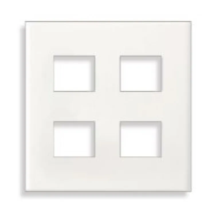 Mặt góc vuông dùng cho 4 thiết bị dòng Full Color Panasonic WZV7844W