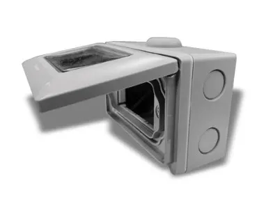 Hộp có nắp che mưa Panasonic Wide-Weatherproof WEG8973LH-VN