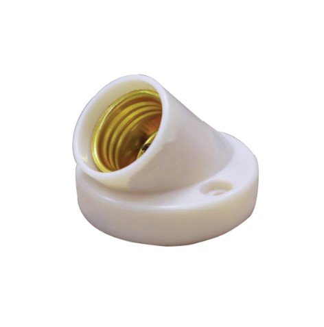 Đui đèn E27 nghiêng 45 độ