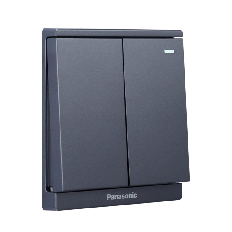 Bộ 2 công tắc B, 1 chiều, bắt vít có chỉ báo dạ quang