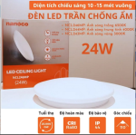 Đèn trần chống ẩm (Thân đèn nhựa PC)