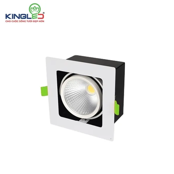 Đèn Led Hộp Âm Trần Rọi KingLed TOPAZ GL-1*10SS-V120 10W