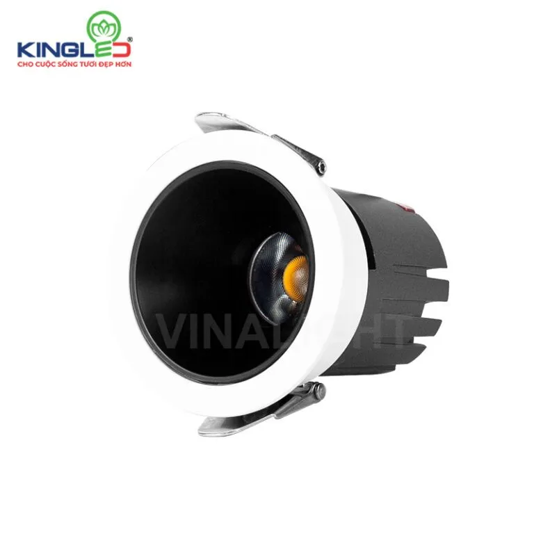 Đèn LED âm trần chiếu rọi Zinrcon 7W DA-DLRS-7SS-T63 KingLED