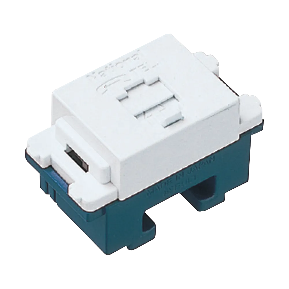 Ổ cắm điện thoại 4 cực dòng Full Color Panasonic WNTG15649W