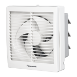 Quạt hút âm tường có màn che Panasonic FV-15AUL