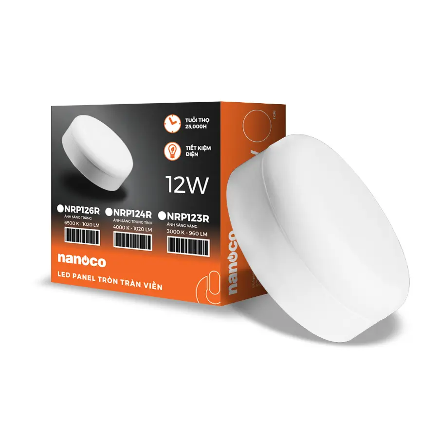 Đèn ốp trần nổi viền mỏng loại tròn