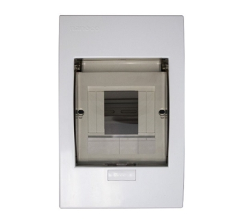 Tủ điện âm tường 4-8 đường Nanoco NDP108P/NDP108