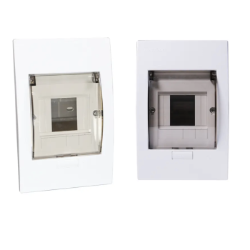 Tủ điện âm tường 2-4 đường Nanoco NDP104 / NDP104P