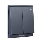 Bộ 2 công tắc B, 1 chiều, bắt vít có chỉ báo dạ quang