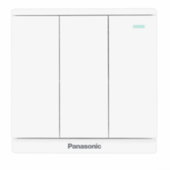 Bộ 3 công tắc C, 2 chiều, bắt vít có chỉ báo dạ quang