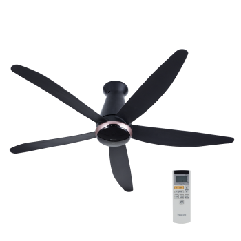 Quạt trần 5 cánh Panasonic F-60FEN (động cơ DC, có remote, nanoeX)
