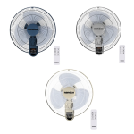 Quạt treo tường remote Nanoco