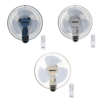 Quạt treo tường remote Nanoco